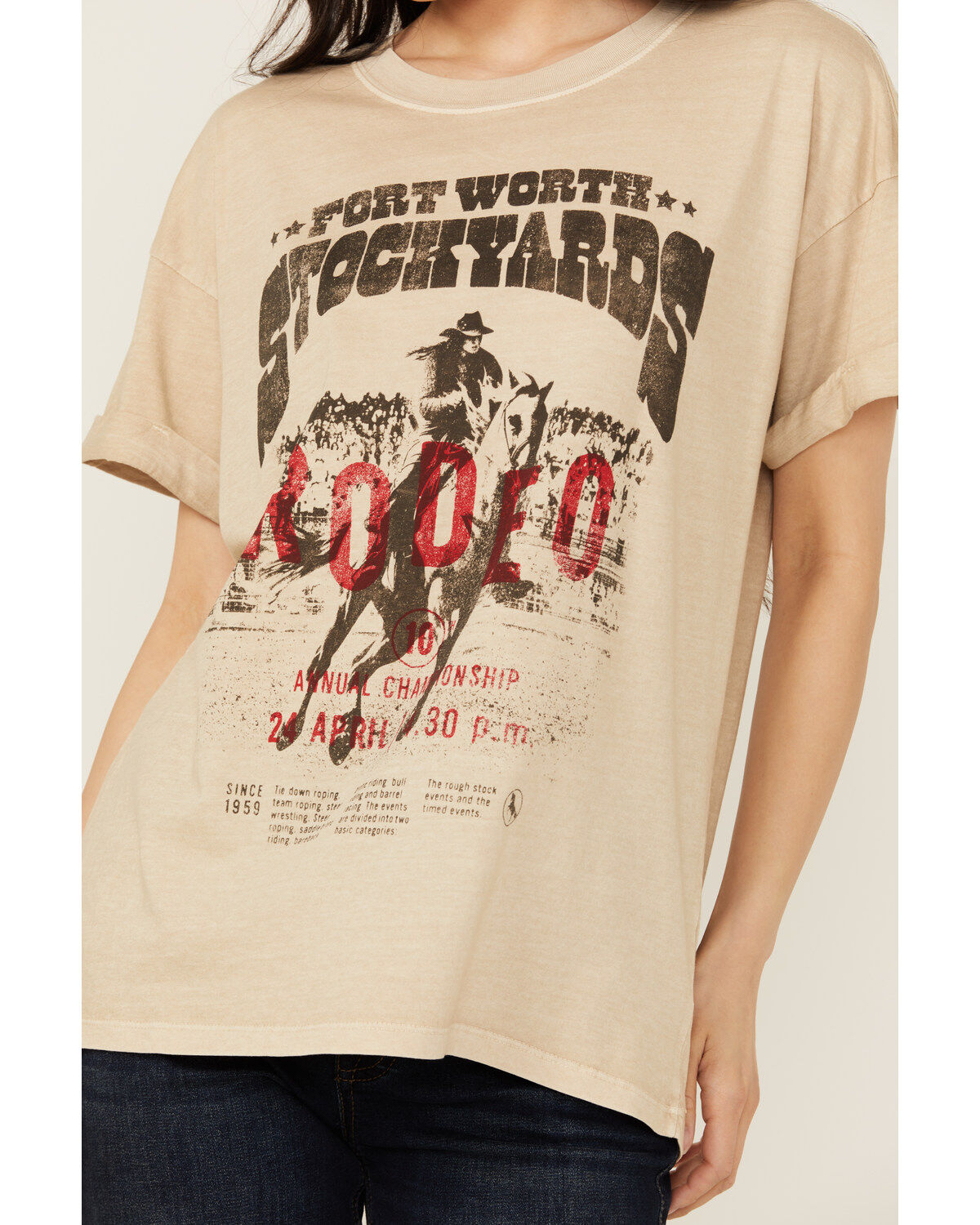 Girl Dangerous Women's Rodeo Short Sleeve Graphic Tee