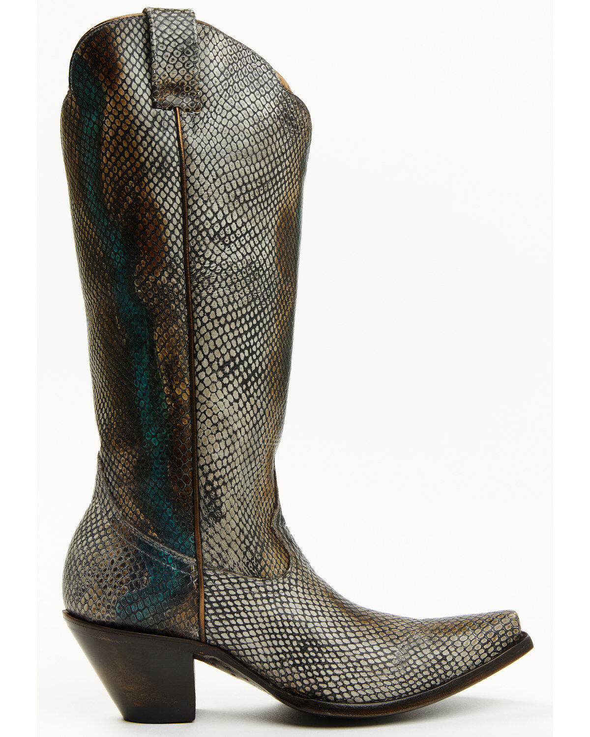 Idyllwind Women's Strut Snake Print Leather Western Boots - Snip Toe
