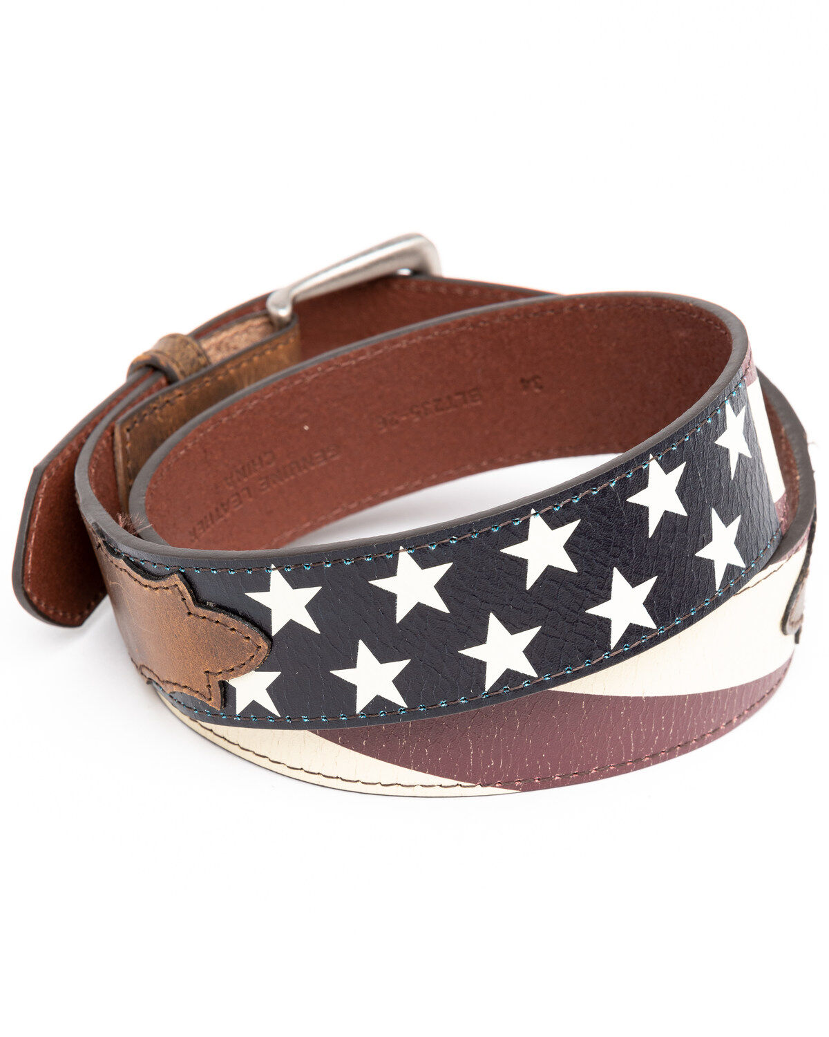 Cody James Men's Vintage American Flag Belt