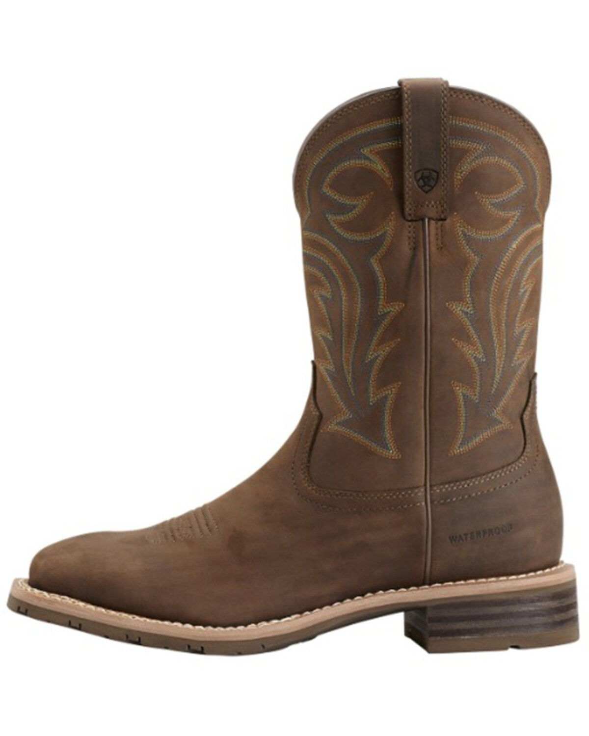 Ariat Hybrid Rancher Waterproof Pull On Work Boots - Square Toe