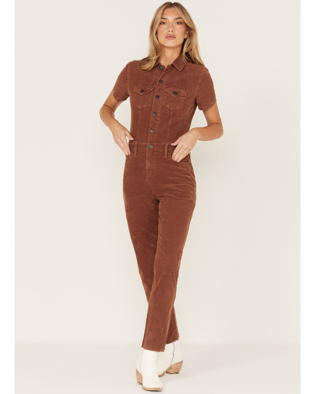Cleo + Wolf Women's Corduroy Jumpsuit