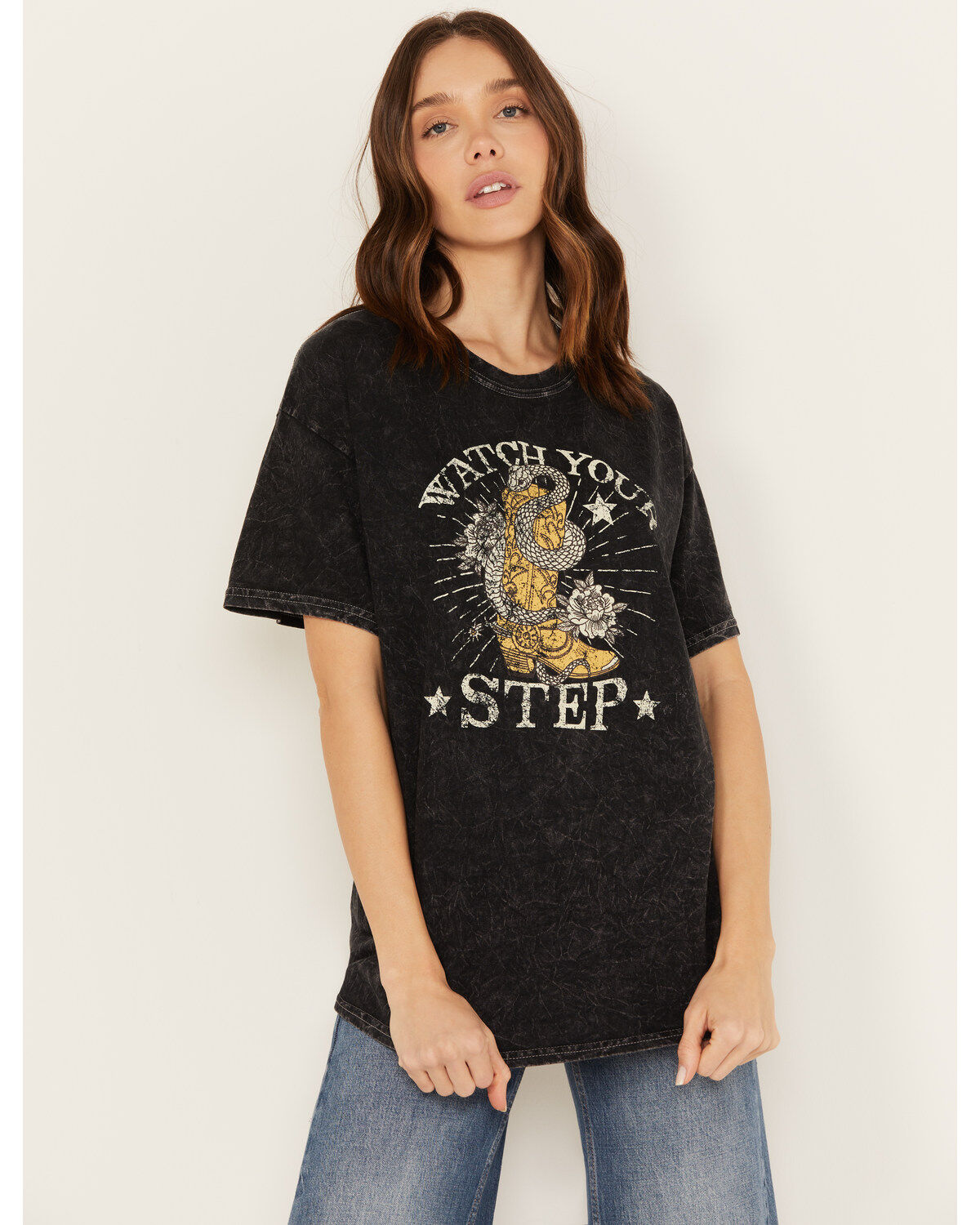 Youth in Revolt Women's Watch Your Step Short Sleeve Graphic Tee