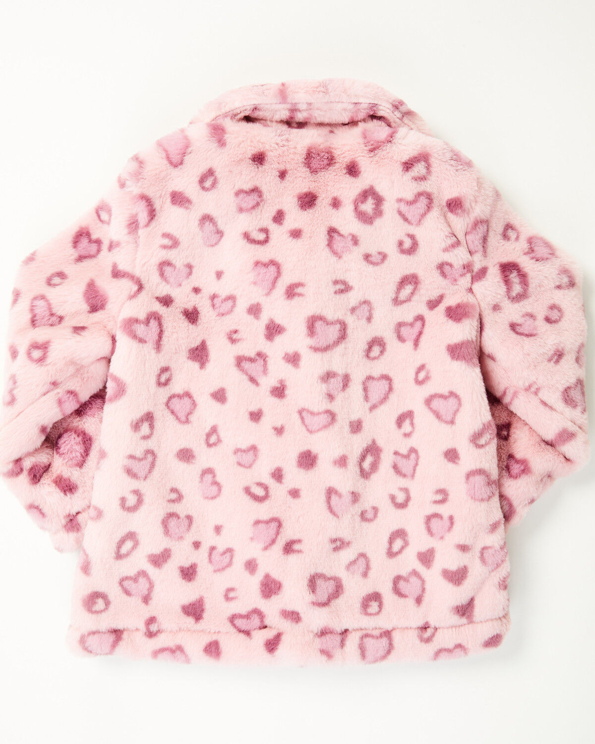 Urban Republic Infant Girls' Jaguar Print Faux Fur Jacket