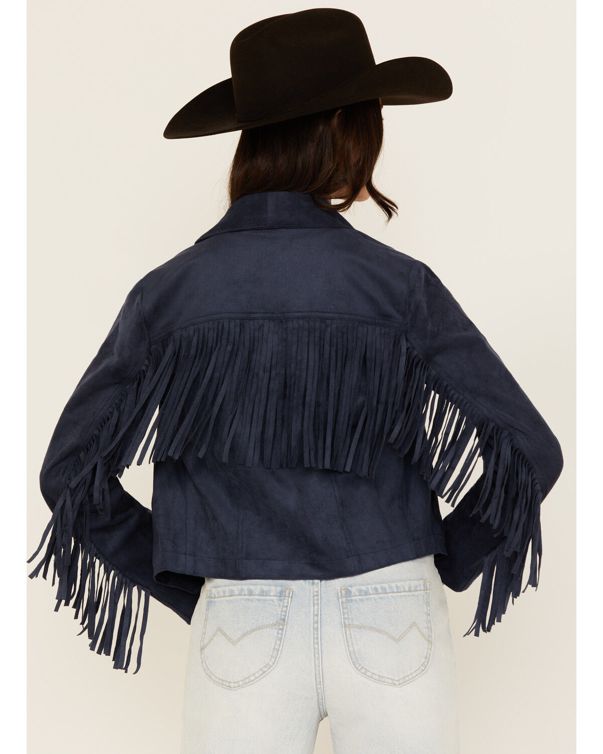 Shyanne Women's Faux Suede Fringe Jacket