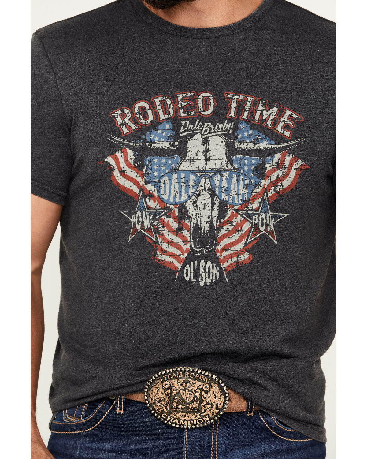 Panhandle Men's Dale Brisby Rodeo Time Short Sleeve T-Shirt