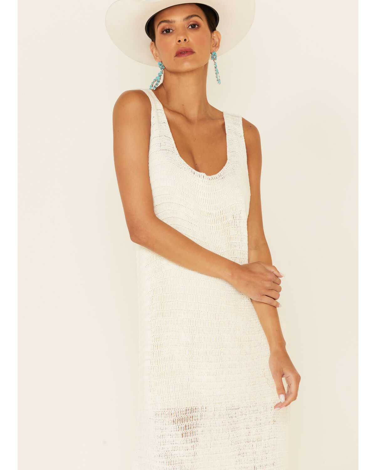 Show Me Your Mumu Women's Summerly Midi Crochet Dress