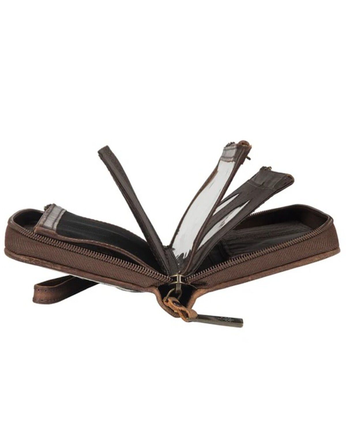 STS Ranchwear By Carroll Kacy Cowhide Organizer Wallet