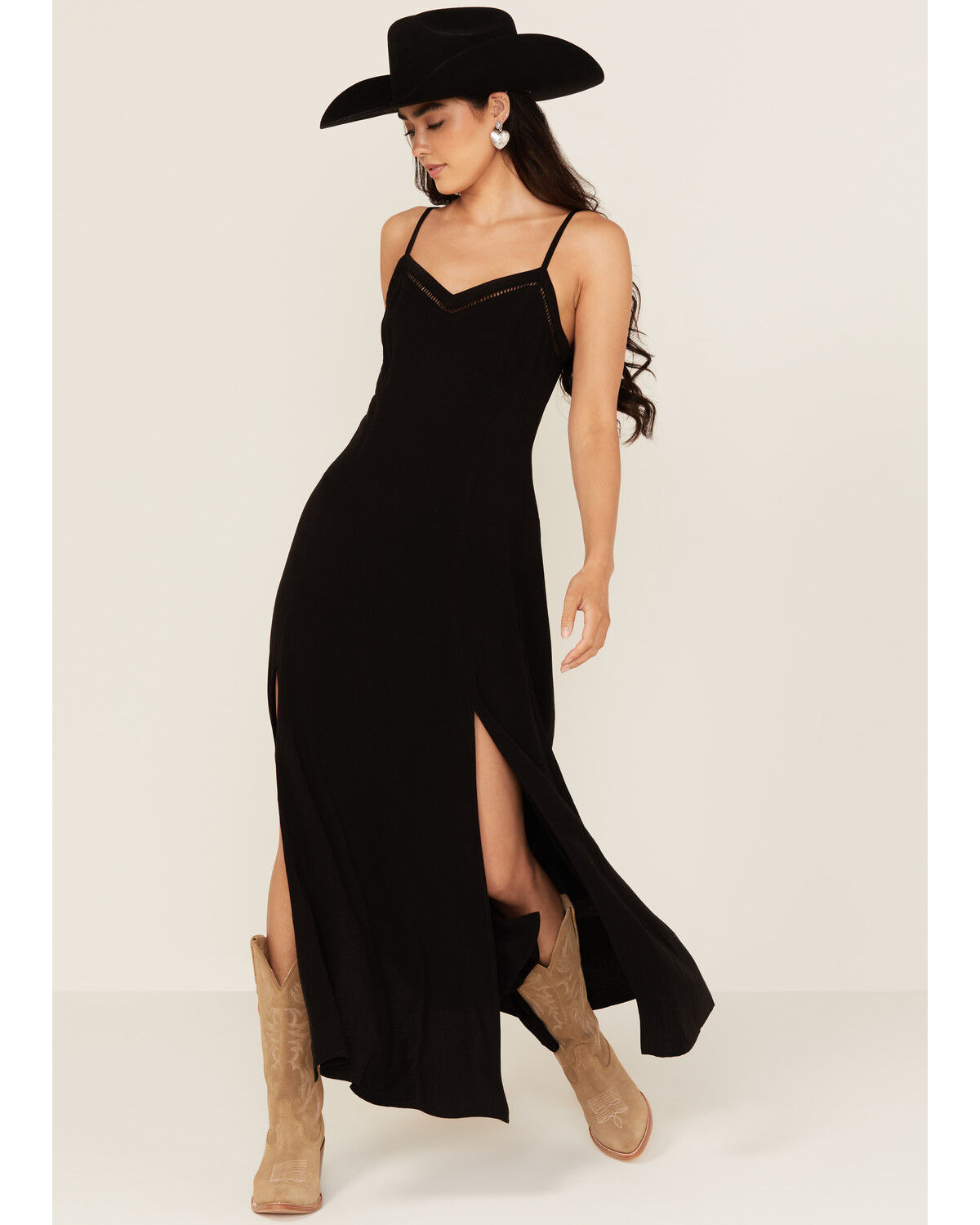 Idyllwind Women's Carver Solid Sleeveless Maxi Dress