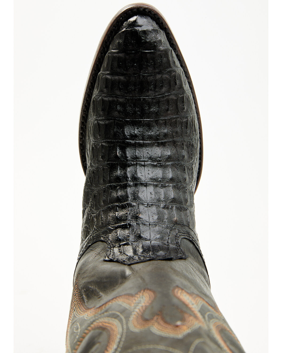 Shyanne Women's Layla Exotic Caiman Western Boots - Round Toe