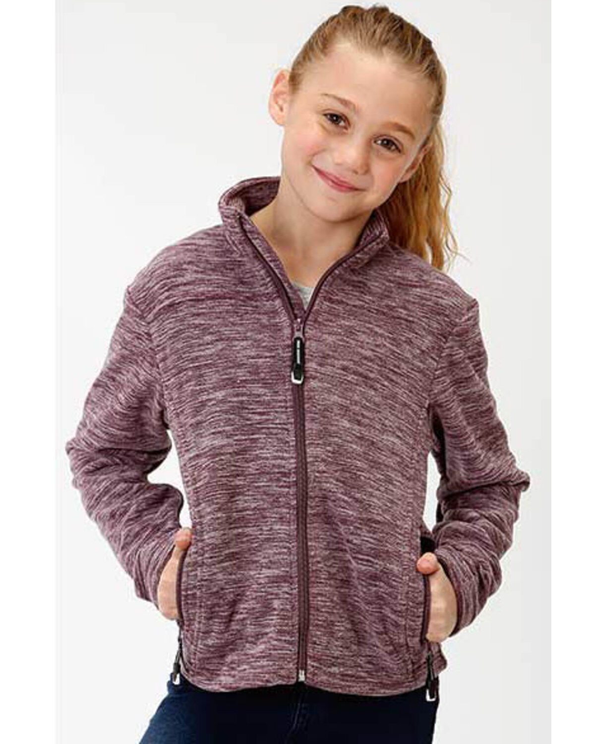 Roper Girls' Micro Fleece Jacket