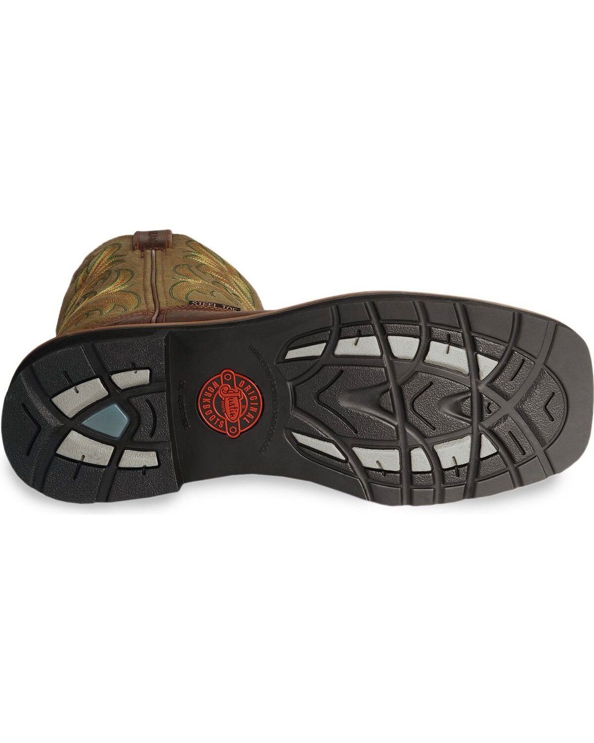 Justin Men's Stampede 11" Steel Toe Western Work Boots