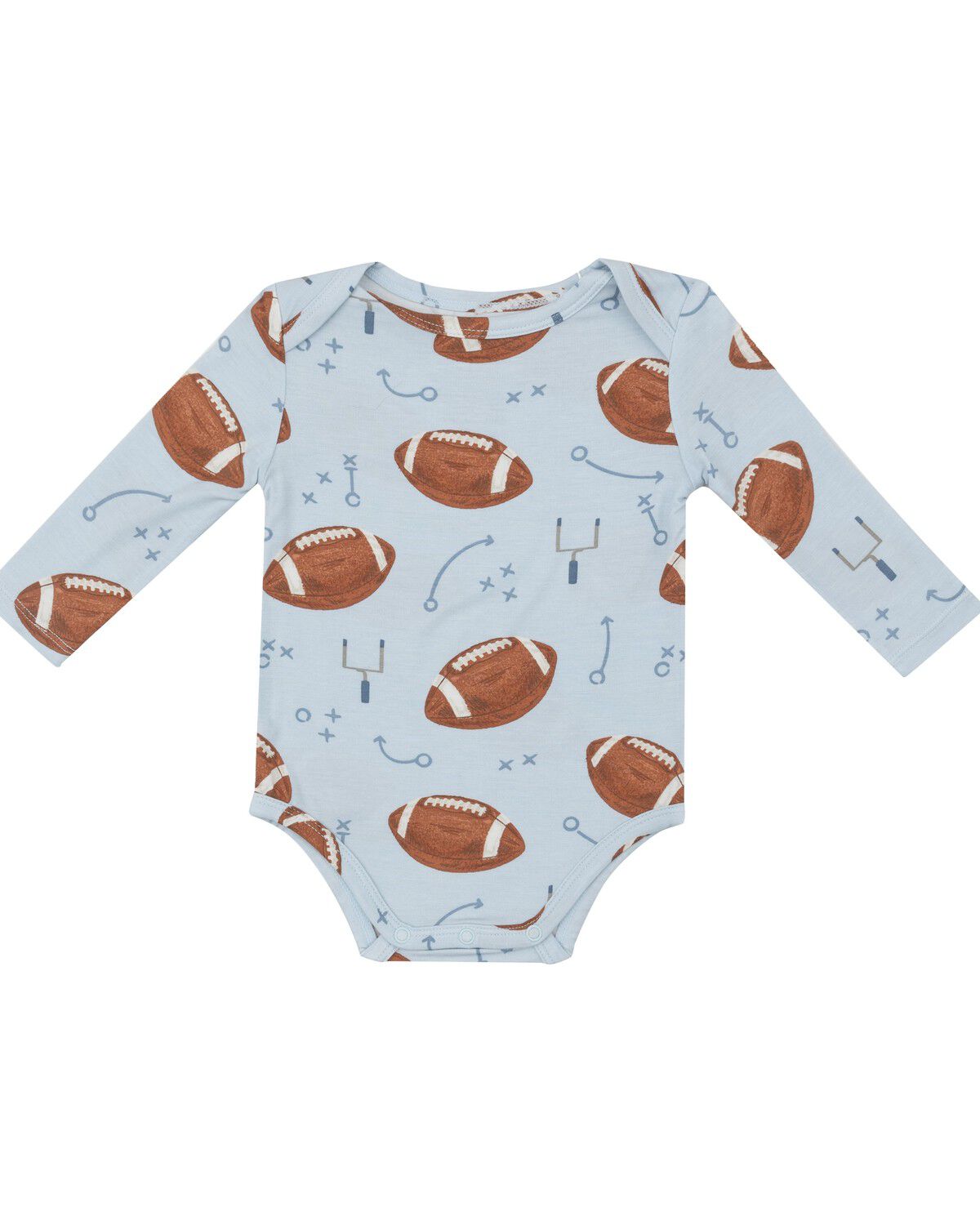 Angel Dear Infant Boys' Football Conversation Print Long Sleeve Onesie
