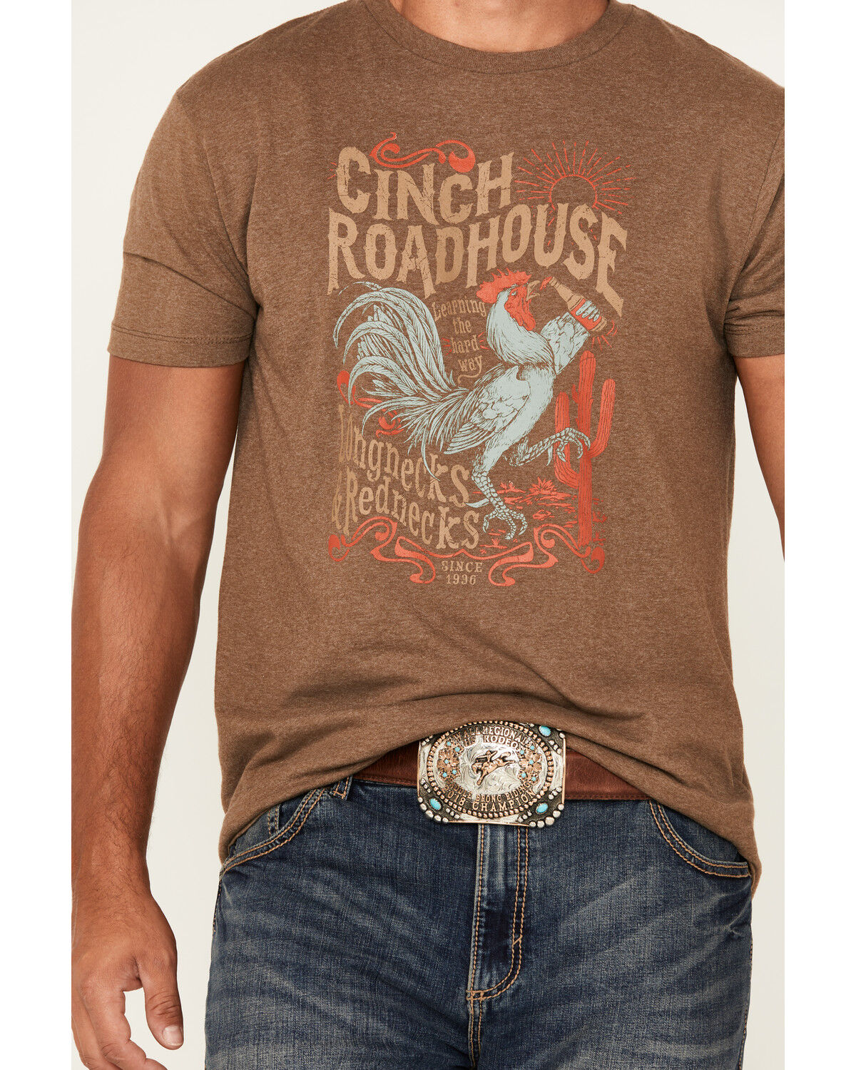 Cinch Men's Roadhouse Rooster Short Sleeve Graphic T-Shirt