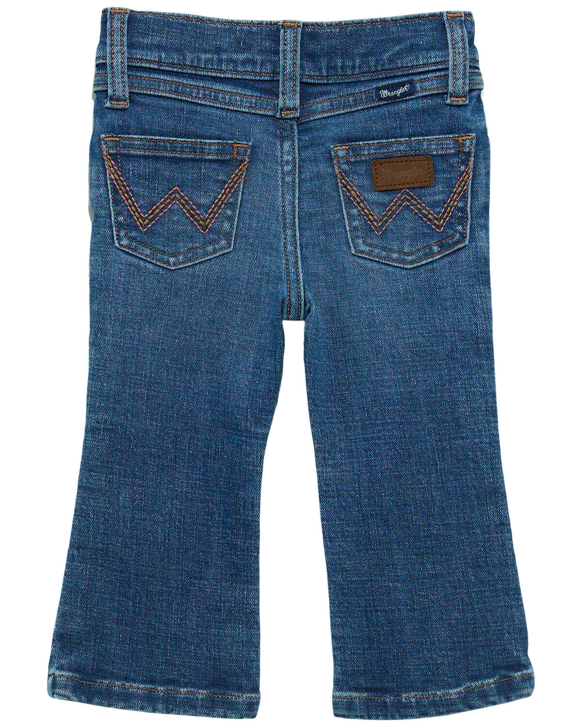 Wrangler Infant Girls' Dark Wash Bootcut Denim Jeans