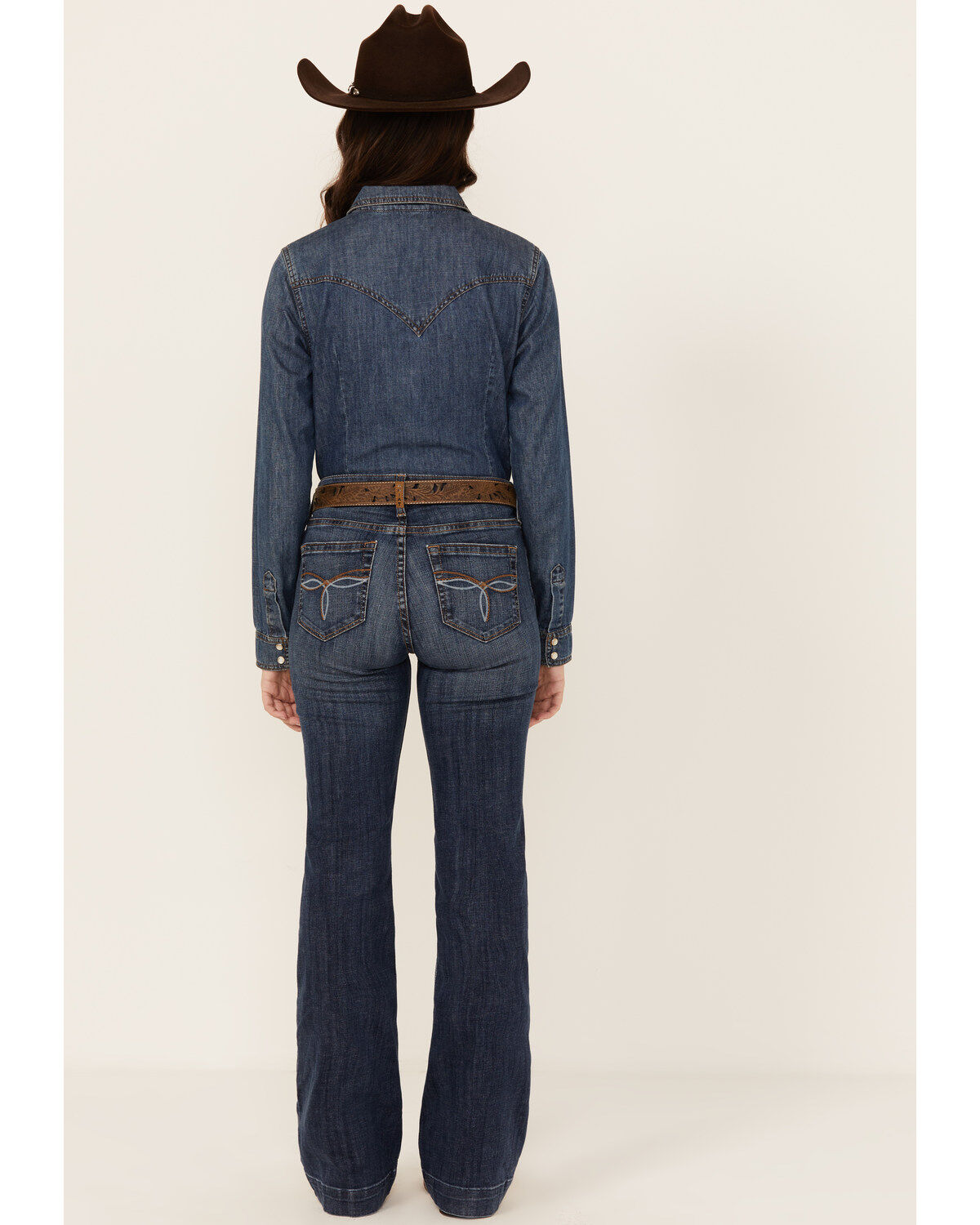 Ariat Women's Siren Dark Wash High Rise Juliana Slim Stretch Trouser Jeans