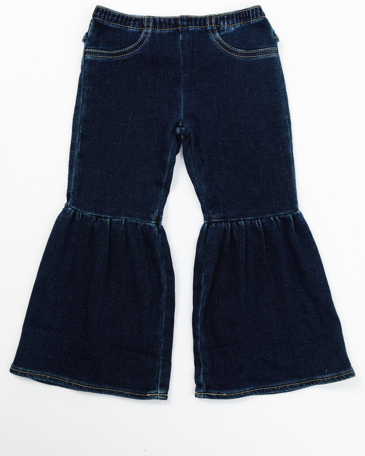 Wrangler Toddler Girls' Dark Wash Flare Pants
