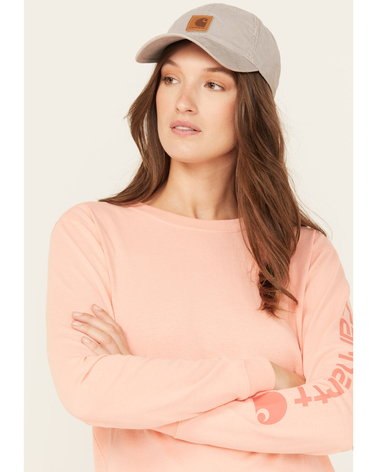 Carhartt Women's Loose Fit Heavyweight Long Sleeve Graphic T-Shirt