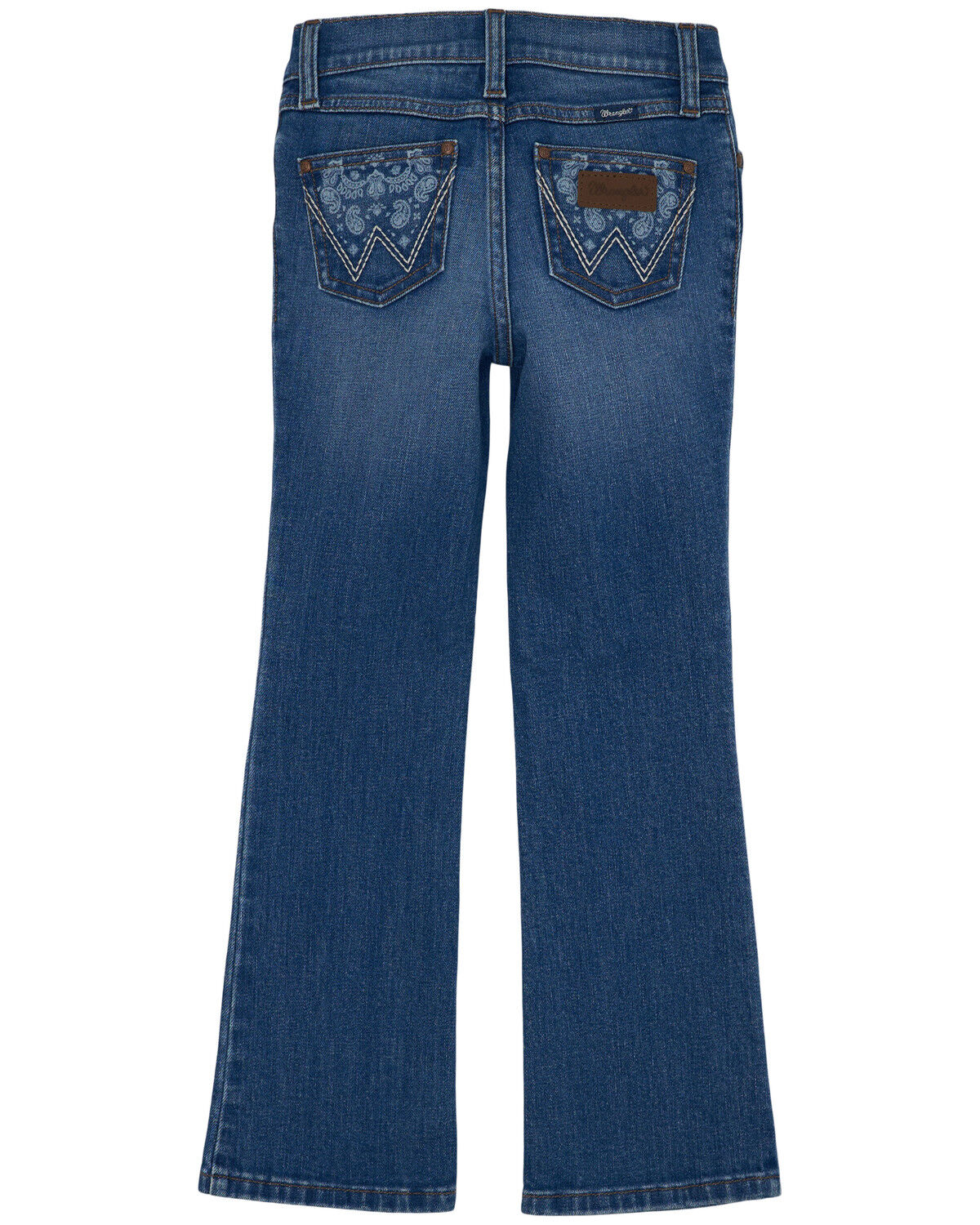 Wrangler Girls' Dark Wash Bootcut Stretch Denim Jeans