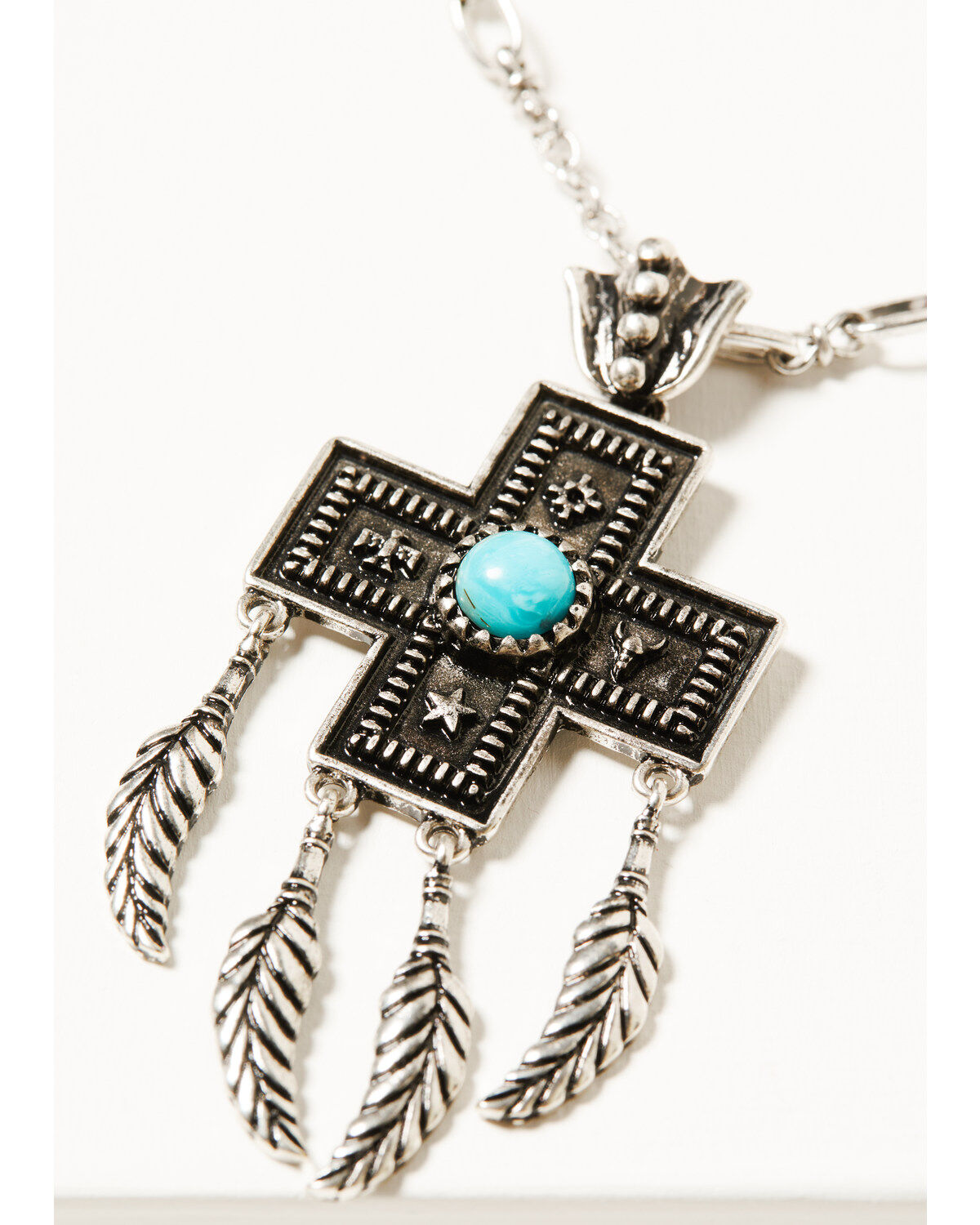 Shyanne Women's Southwestern Antique Cross Necklace
