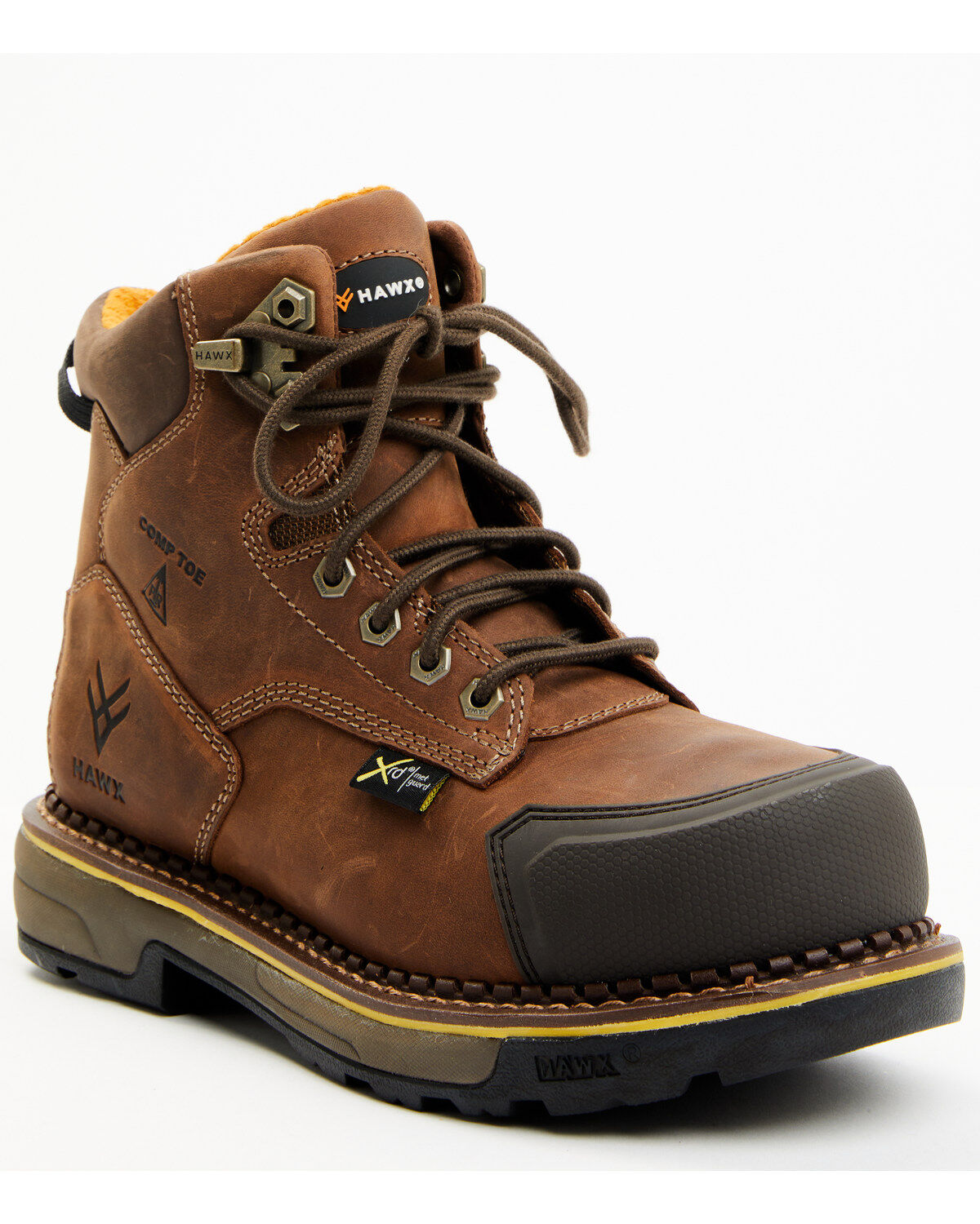 Hawx Men's 6" Crew Chief Internal Met Guard Work Boots - Composite Toe