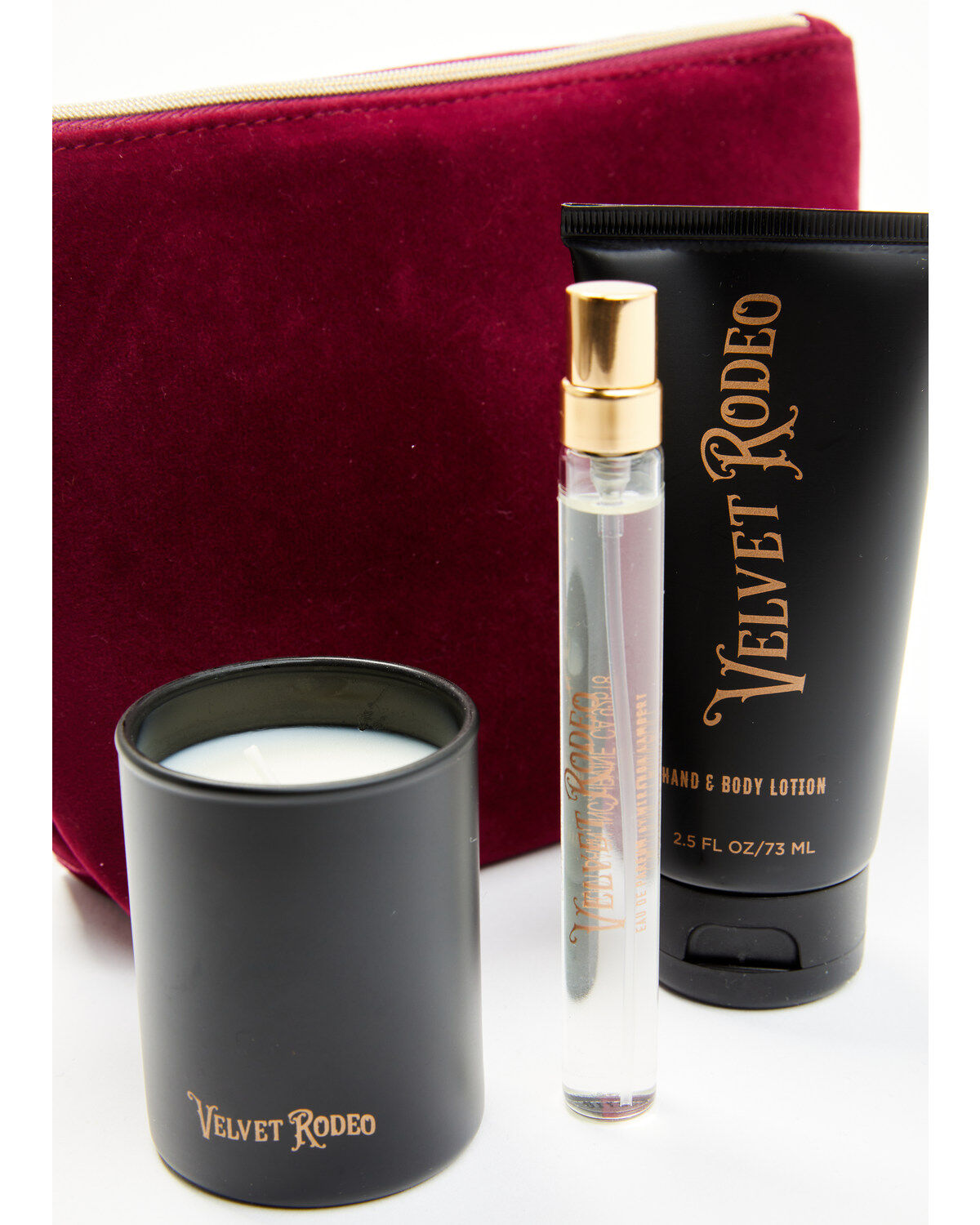 Idyllwind Women's Velvet Rodeo Candle, Lotion, and Fragrance Gift Set