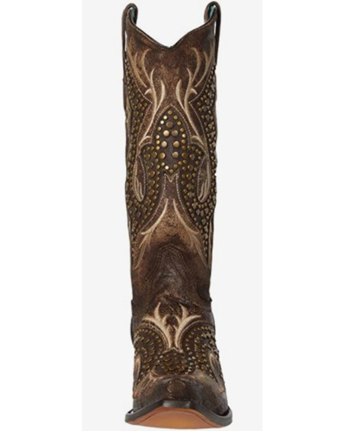 Corral Women's Embroidery & Studs Western Boots - Snip Toe
