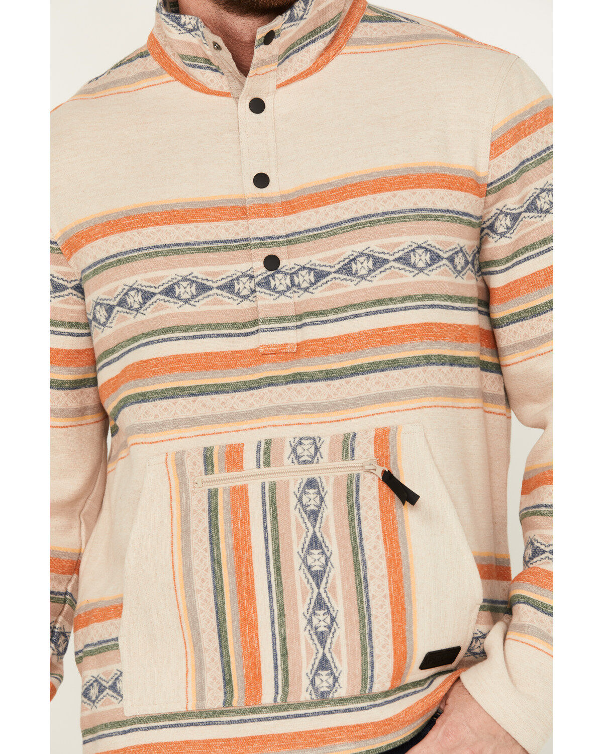 Rock & Roll Denim Men's Southwestern Striped Pullover