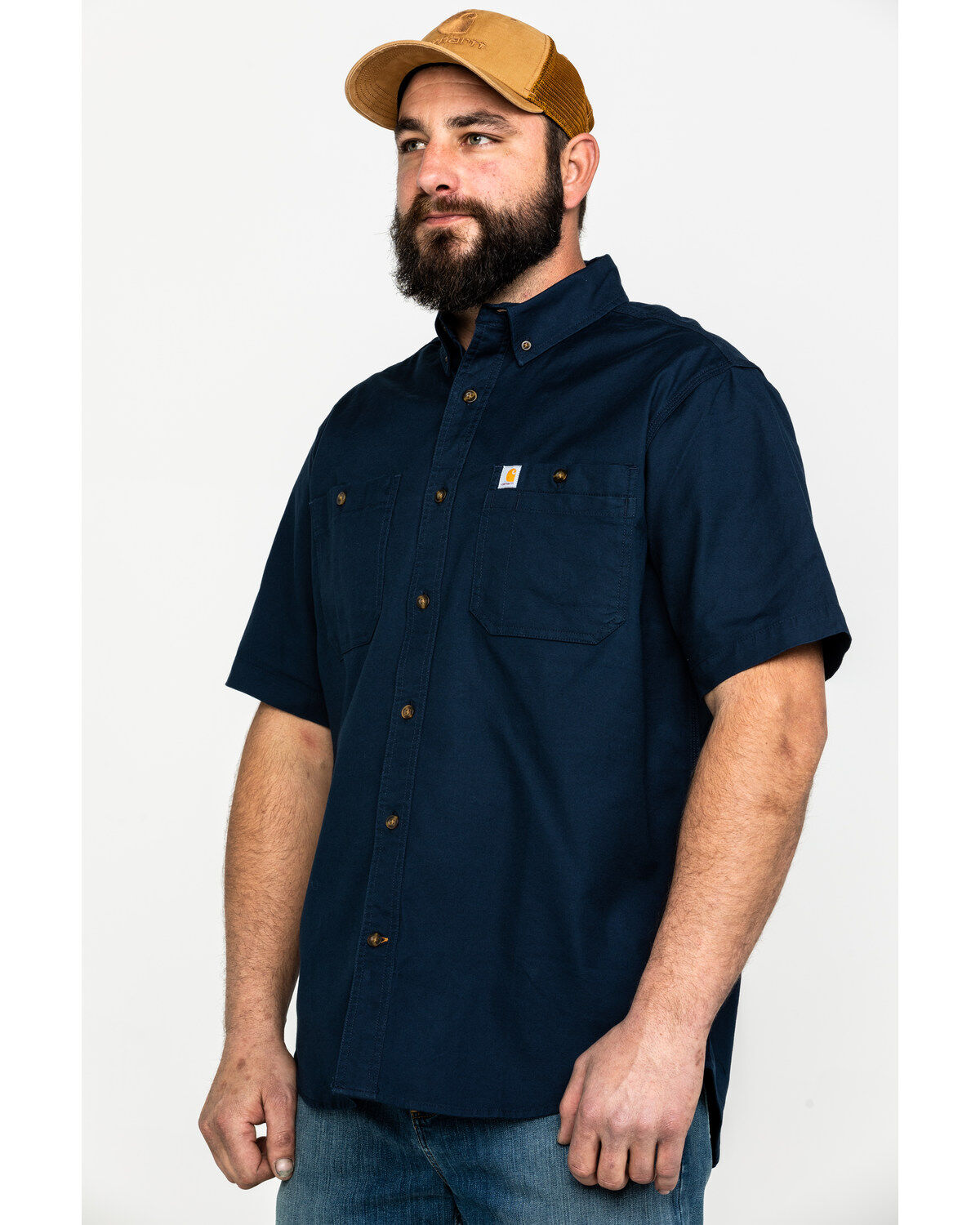 Carhartt Men's Rugged Flex Rigby Short Sleeve Work Shirt