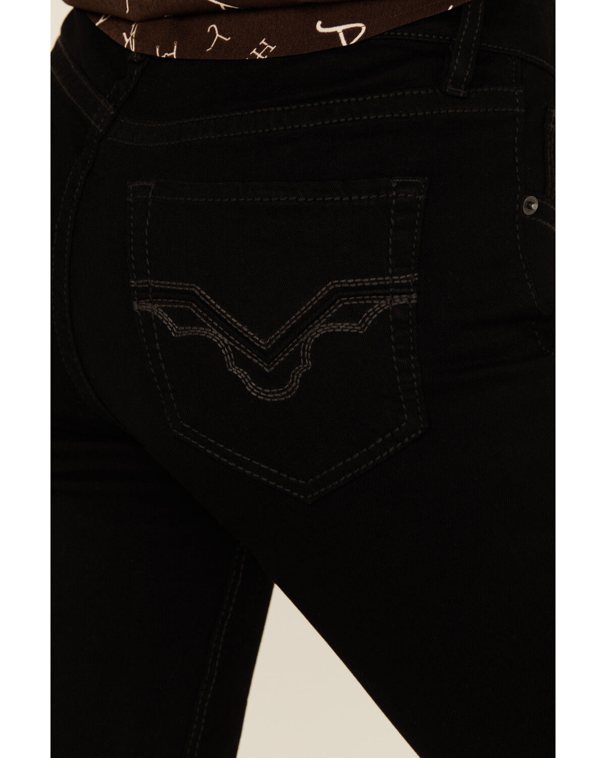 Rock & Roll Denim Women's Mid Rise Bootcut Stretch Denim Jeans