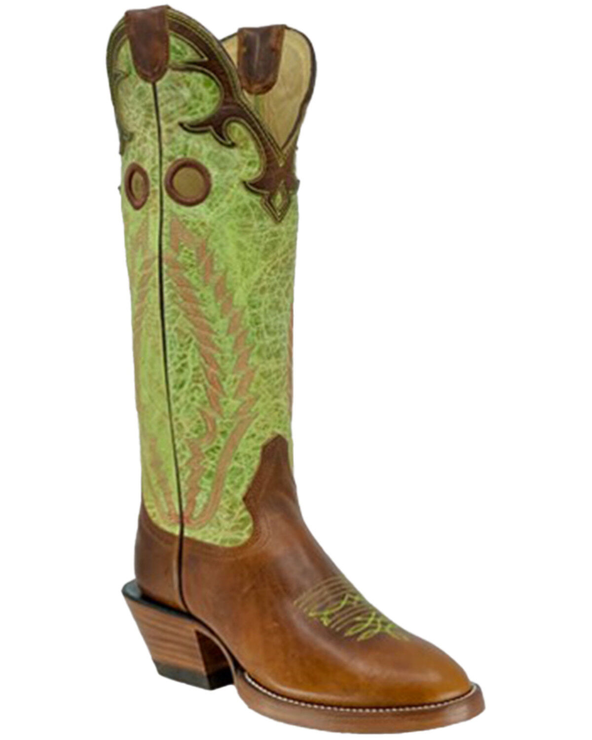 Hondo Boots Men's Buckaroo Western Boots - Round Toe