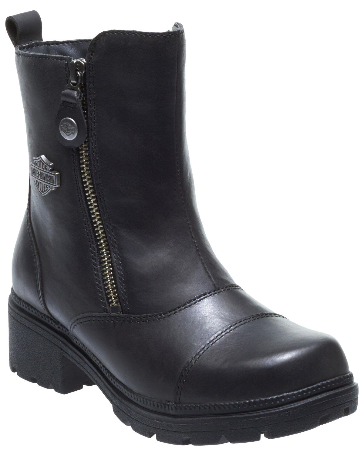 Harley Davidson Women's Amherst Moto Boots - Round Toe