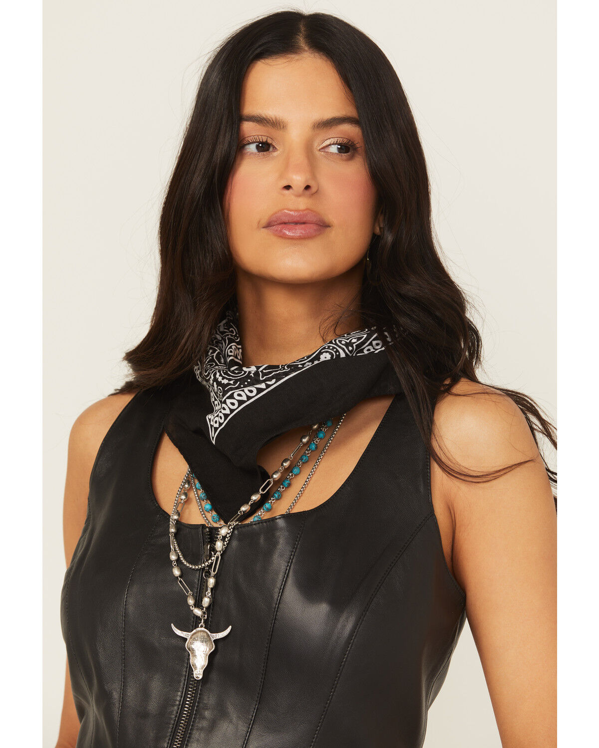 Idyllwind Women's Baylee Bandana Layered Necklace