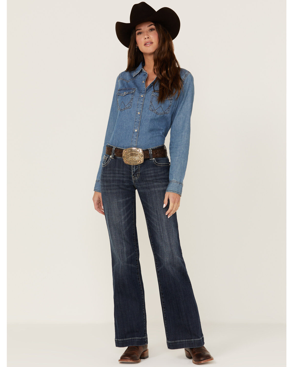 Stetson Women's 214 Trouser Flare Jeans