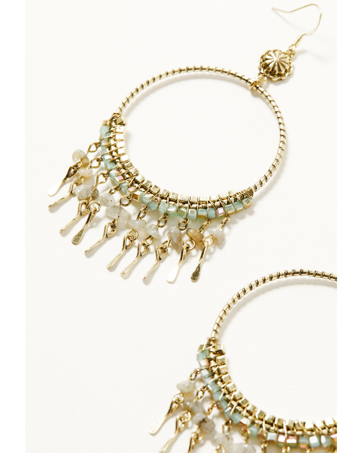 Shyanne Women's Soleil Gold Hoop Earrings