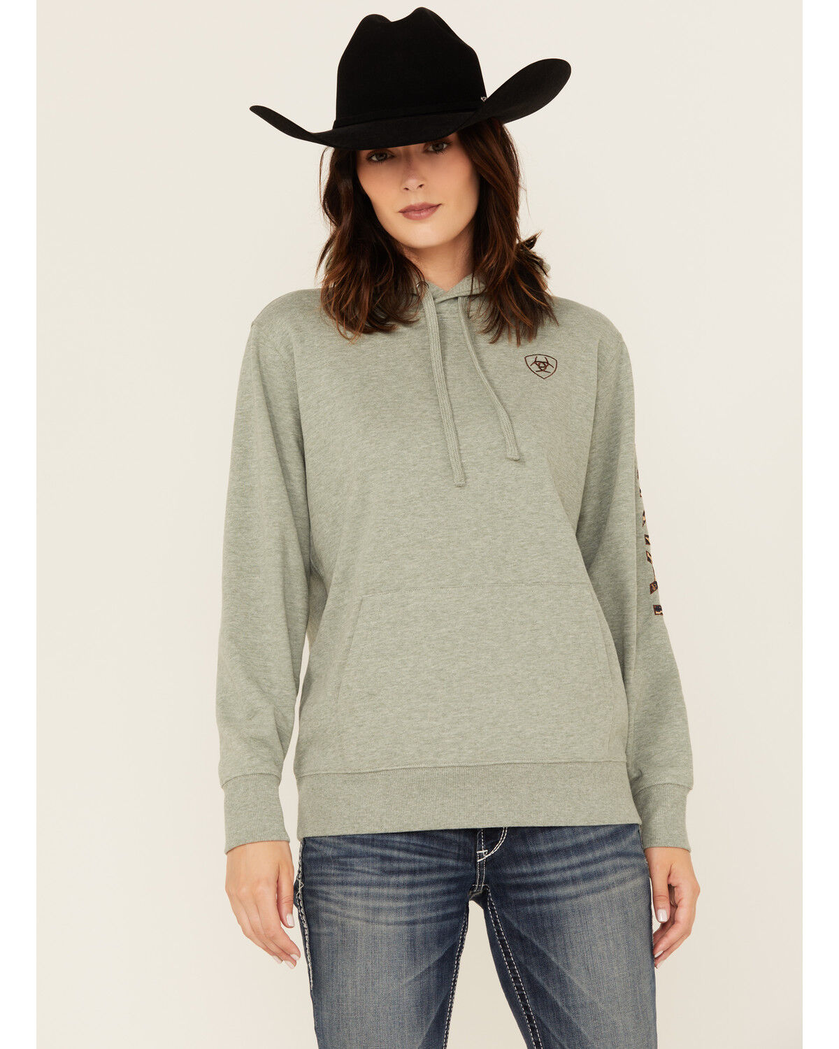 Ariat Women's Boot Barn Exclusive Leopard Print Logo Hoodie