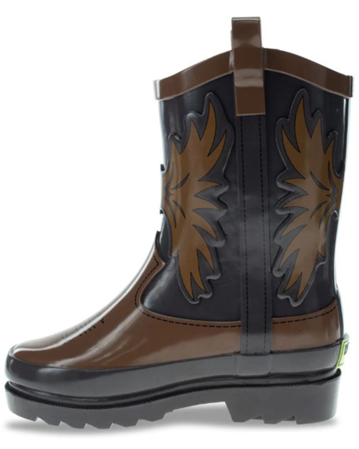 Western Chef Boys' Western Cowboy Rain Boots - Round Toe