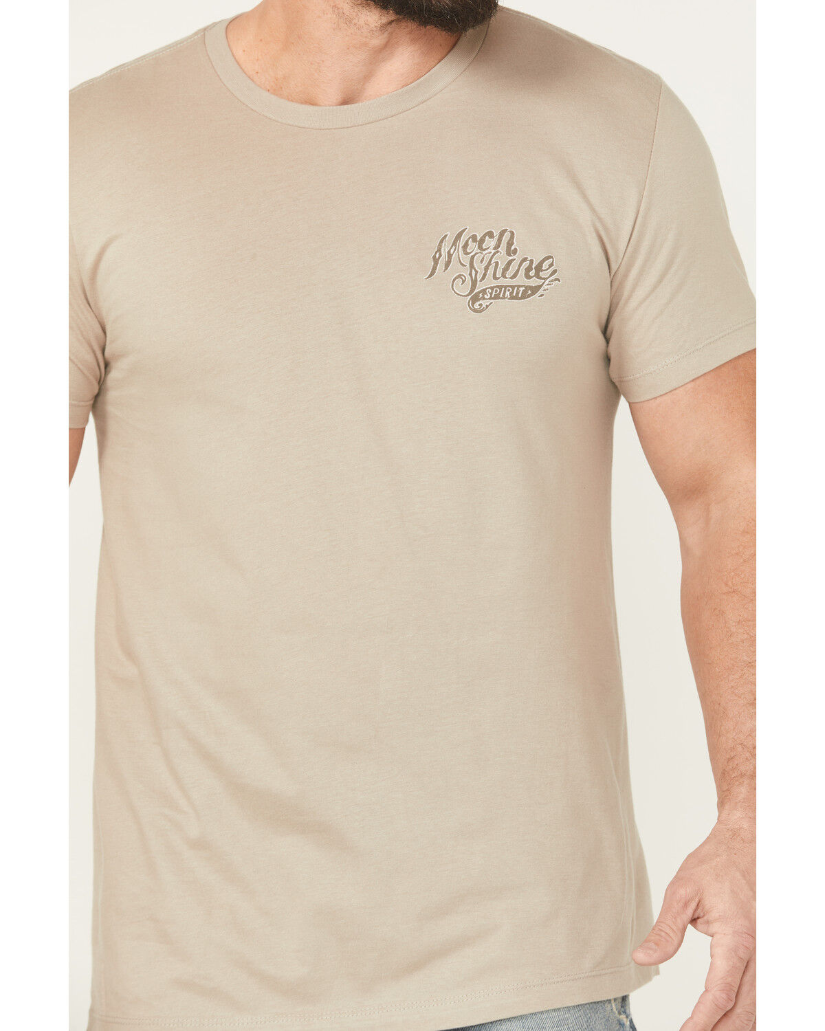 Moonshine Spirit Men's Bandana Short Sleeve Graphic T-Shirt