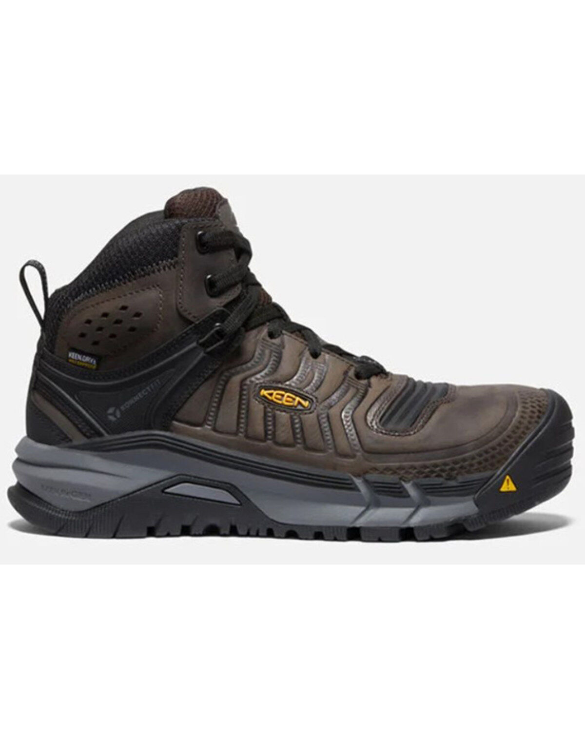 Keen Men's Kansas City Mid Lace-Up Waterproof Work Boots - Carbon Toe