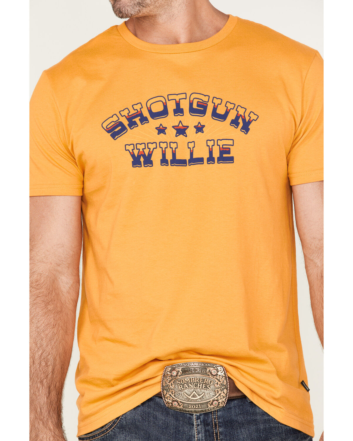 Brixton x Willie Nelson Men's Shotgun Willie Graphic T-Shirt