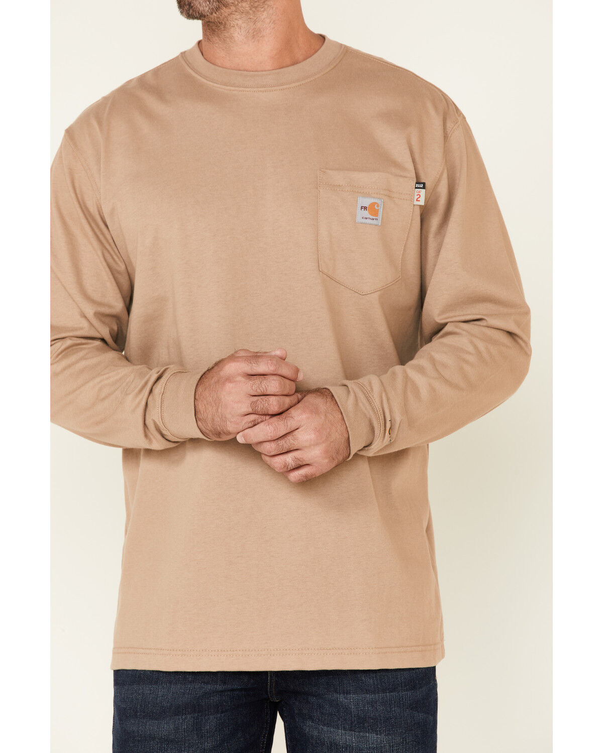 Carhartt Men's Flame Resistant Force Long Sleeve Work T-Shirt - Tall