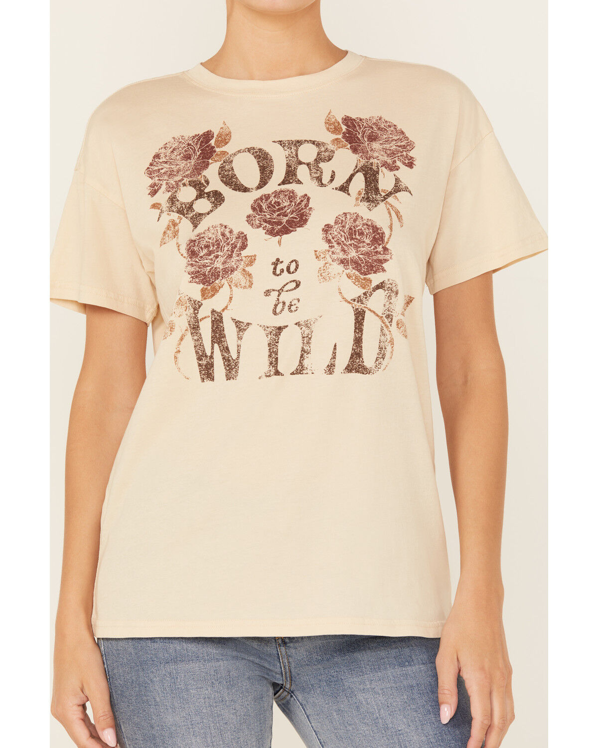Cleo + Wolf Women's Born To Be Wild Short Sleeve Graphic Tee