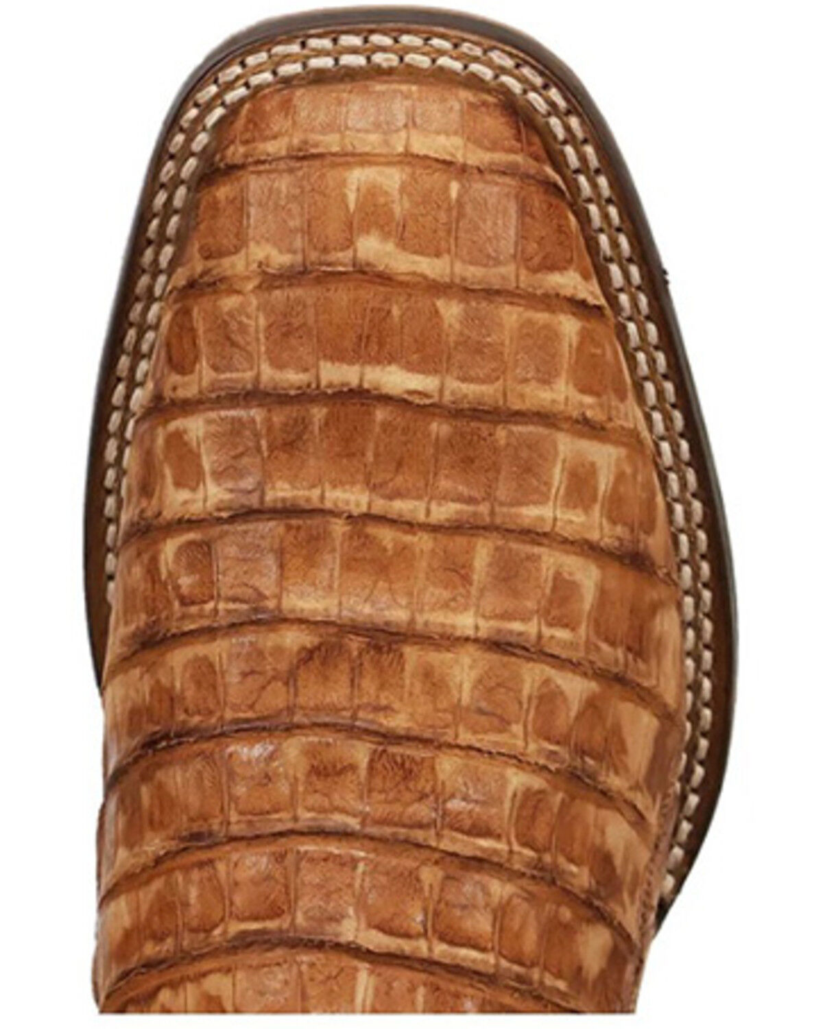 Dan Post Leon Exotic Caiman Western Boots - Broad Square Toe