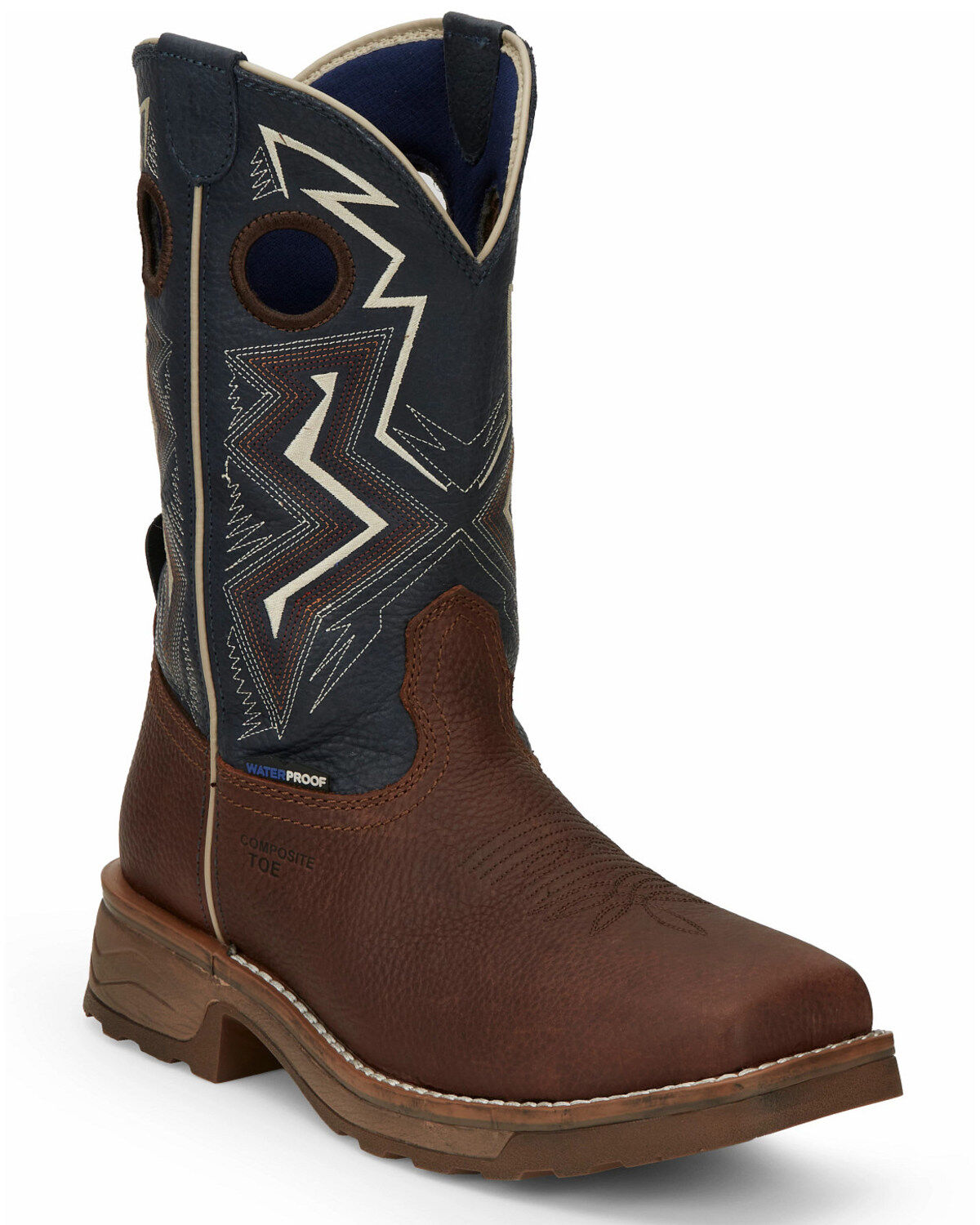 Tony Lama Men's Force Waterproof Western Work Boots - Composite Toe