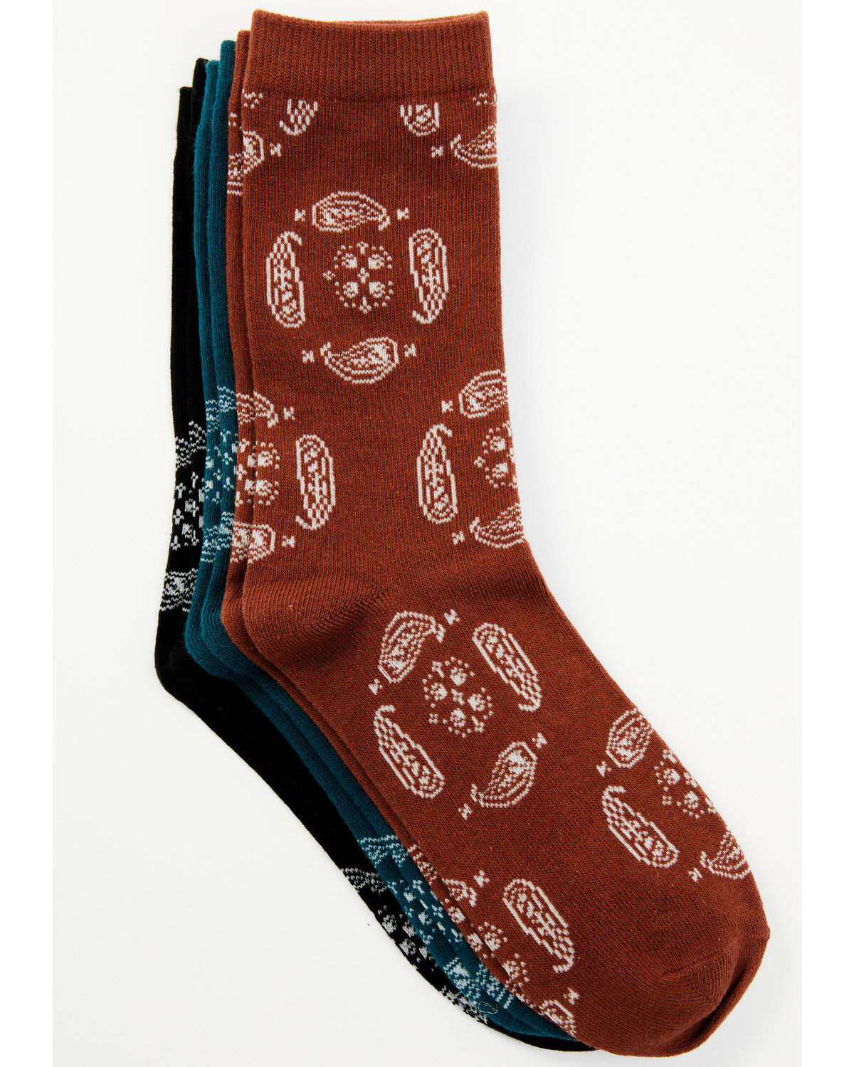 Shyanne Women's Paisley 3-Pack Socks