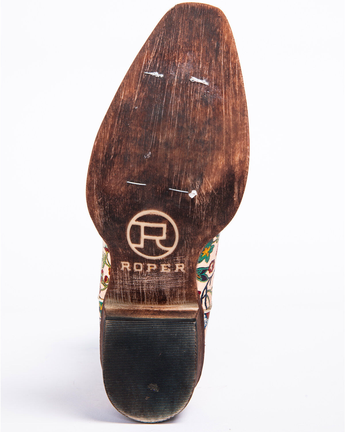 Roper Women's Ingrid Floral Western Booties - Snip Toe