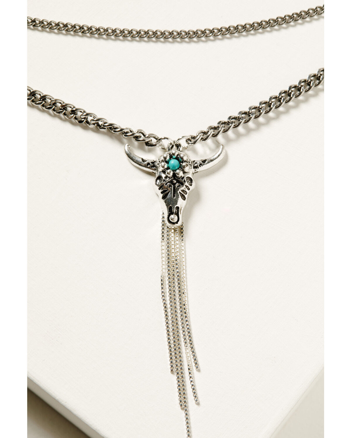 Shyanne Women's Multi-Layered Steer Head Necklace
