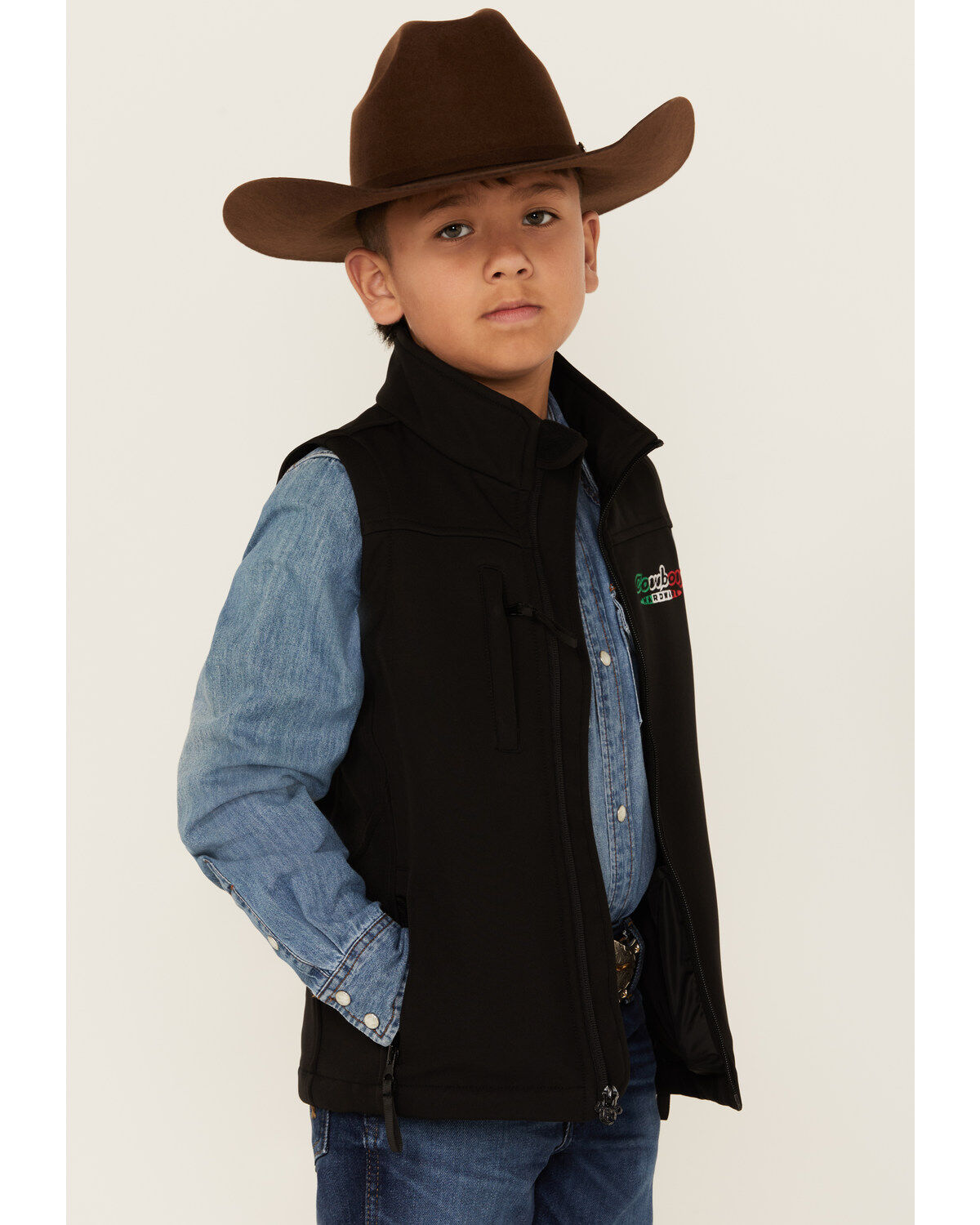Cowboy Hardware Boys' Hecho en Mexico Vest