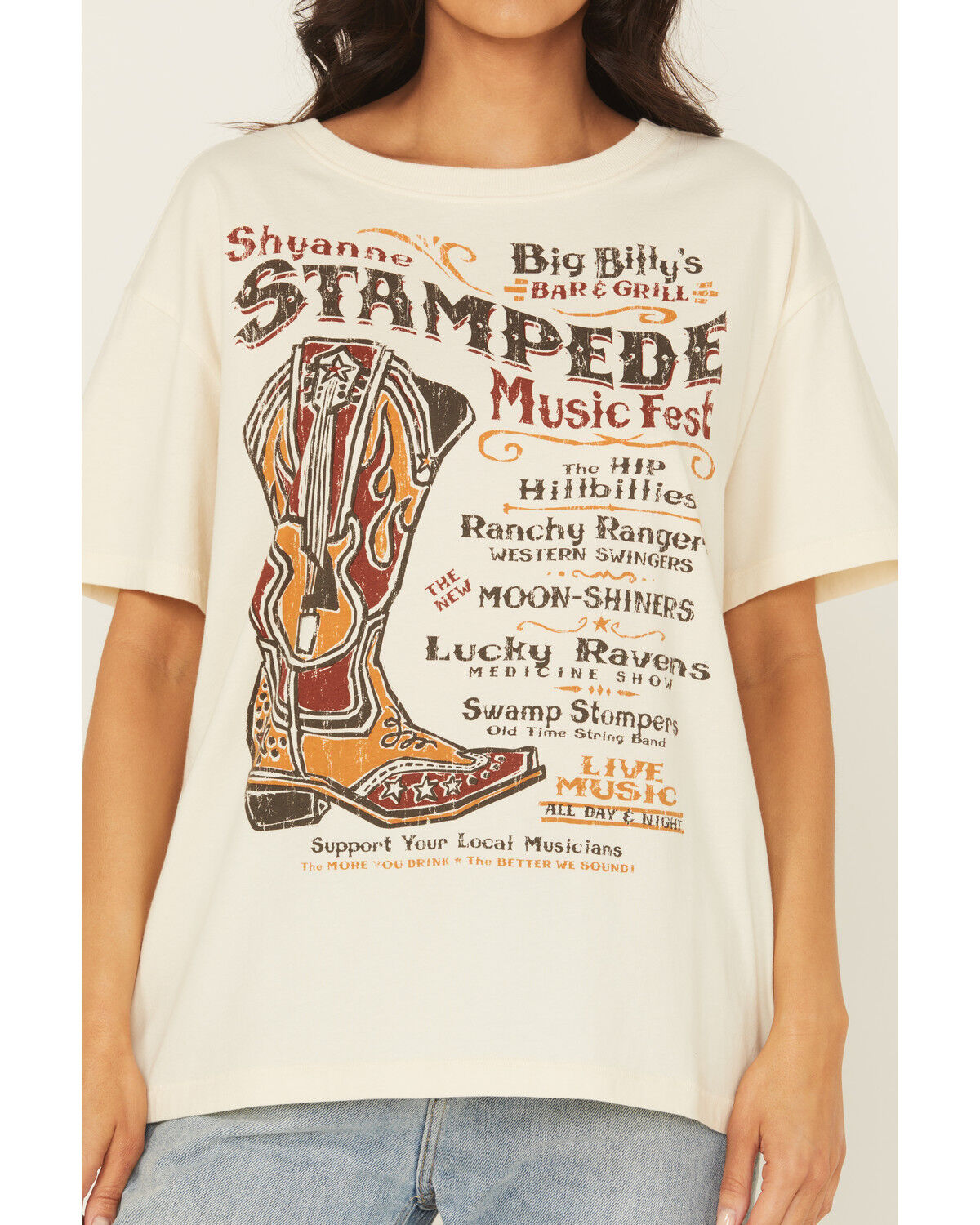 Shyanne Women's Stampede Boot Short Sleeve Graphic Tee