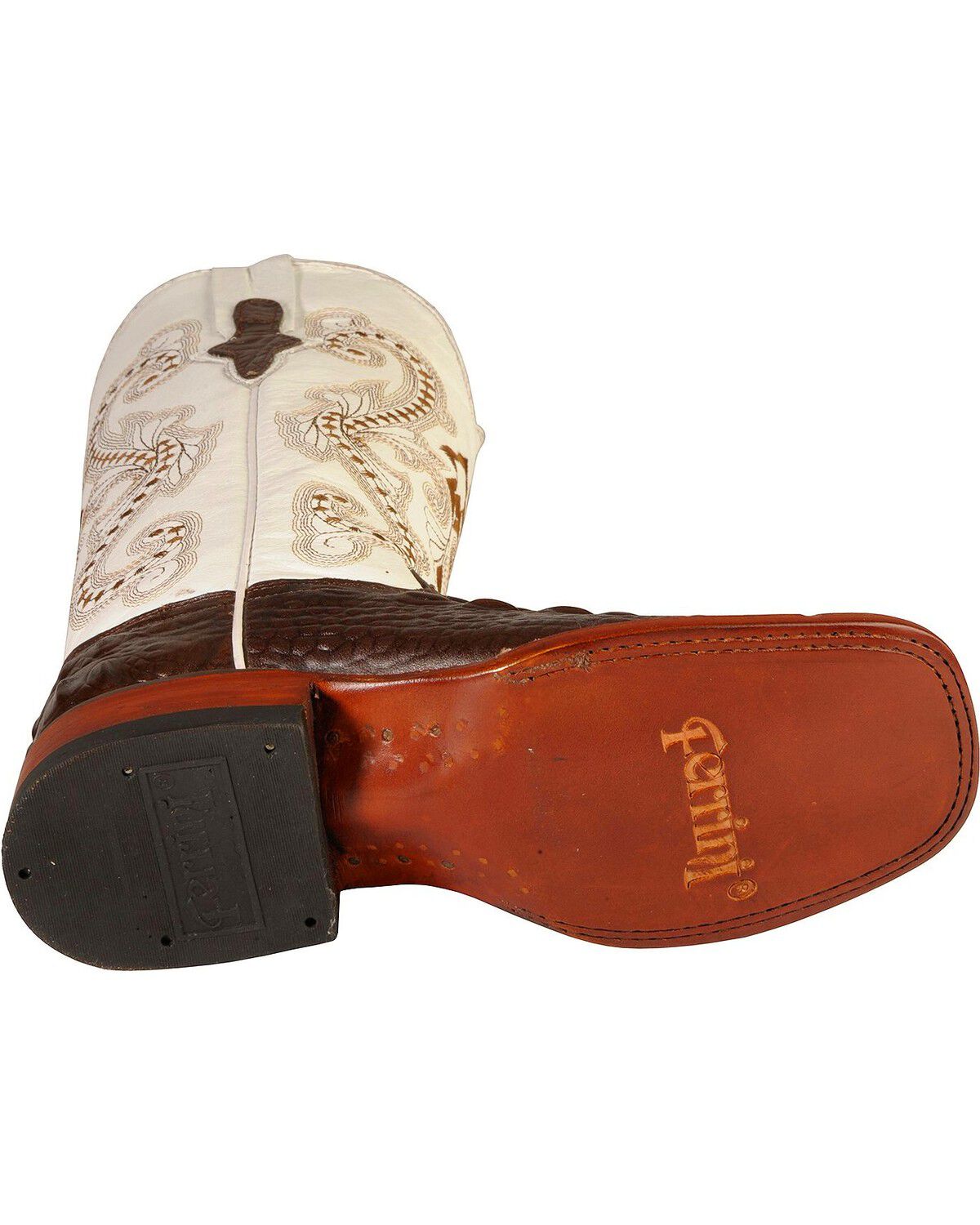Ferrini Women's Hornback Caiman Print Western Boots - Broad Square Toe