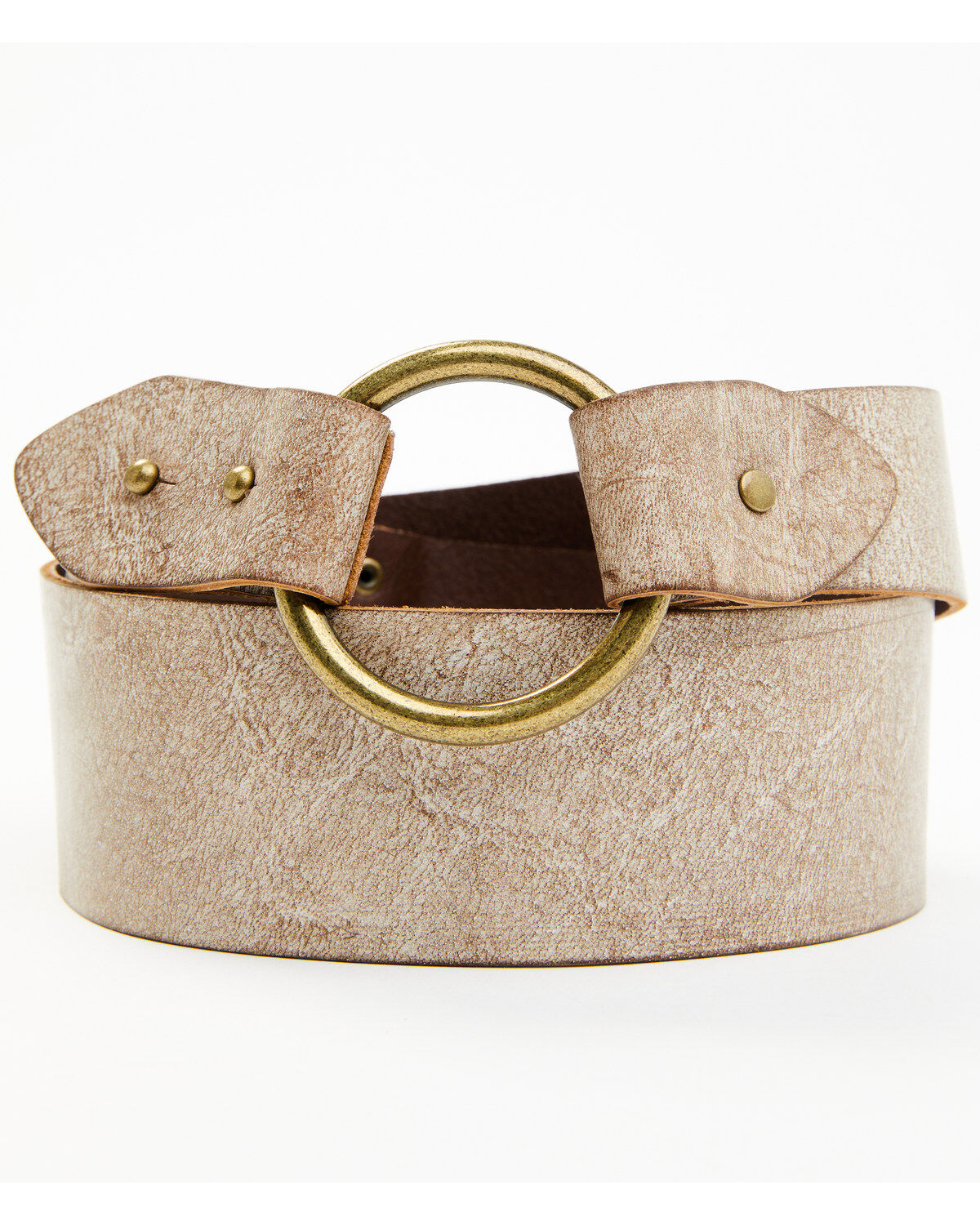 Cleo + Wolf Women's Round Buckle Loop Snap Waist Belt
